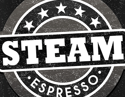Steam Espresso Logo Design
