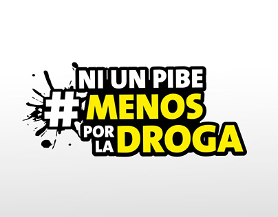 Logotipo #NiUnPibeMenosPorLaDroga