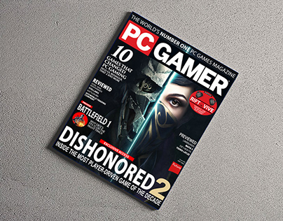 PC GAMER MAGAZINE COVER