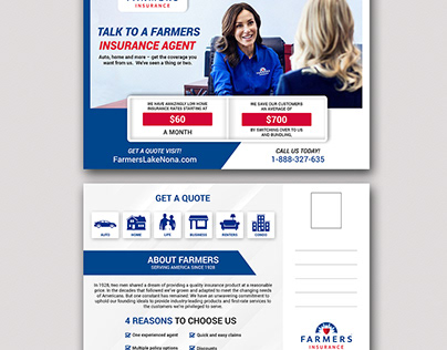 Farmers Insurance Post Card Design