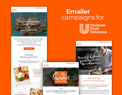 Unilever Food Solutions (Emailer Campaigns)