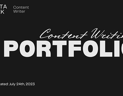 Content Writing Portfolio