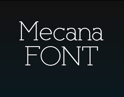 Mecana Font