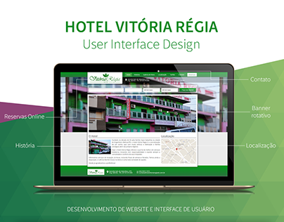 Hotel Vitória Régia - User Interface Design