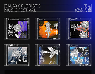 「GALAXY FLORIST'S银河花店」音乐节概念品牌设计music festival