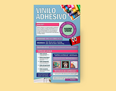 Infografía Vinilo Adhesivo