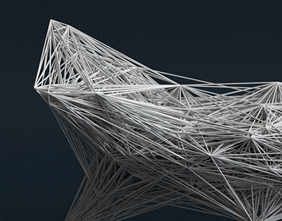 X-particles plexus | abstract design