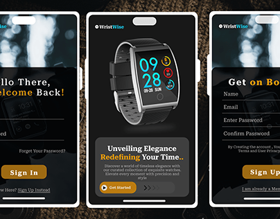 Smart Watch App Design