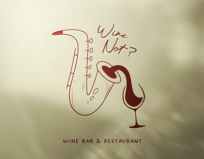 Wine Not? Bar & Restaurant || Brand Identity