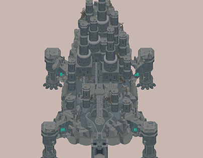 Great Megalith Pixel Art Asset for Game