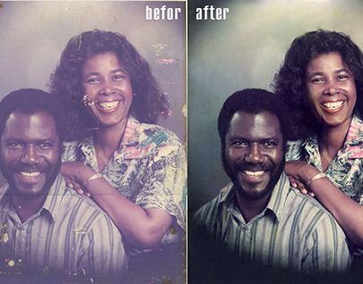 Restoration and coloring of old photos
