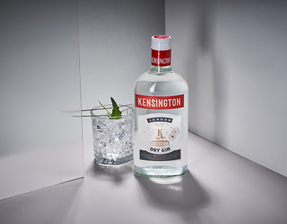 Dry Gin Label Redesign - Kensigton
