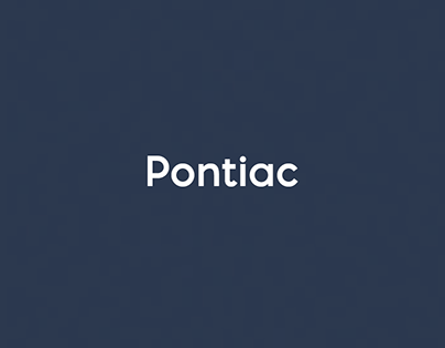 Pontiac - Sans serif font