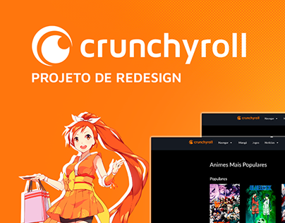Redesign Comunidade da Crunchyroll