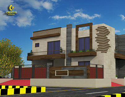 Exterior Design in F-6 Islamabad by Creative Interiors