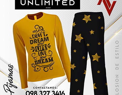 Linea de pijamas Unlimited