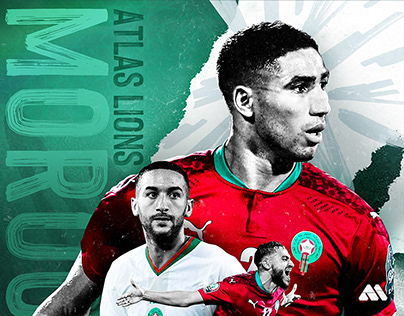 MOROCCO WORLD CUP POSTER