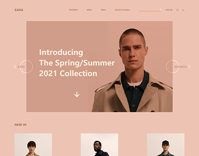 ZARA | Website Redesign