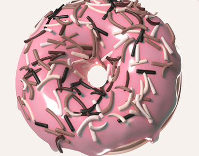 Project thumbnail - Obligatory Blender Donut | 3D Animation & Motion Design