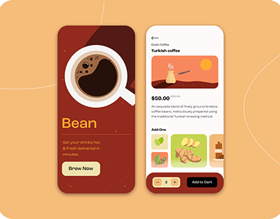 Coffee Ordering app - UI