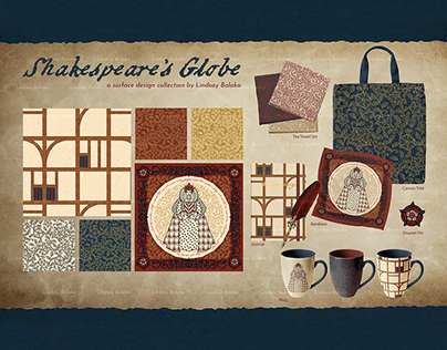Surface Design Collection: Shakespeare's Globe