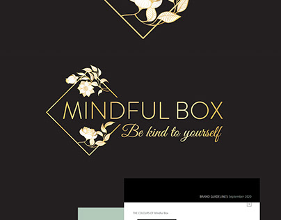 Logo and brand design for Mindful Box
