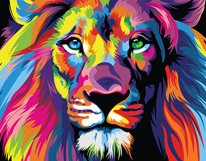 Wahyu Romdhoni Weer Lion vectorization