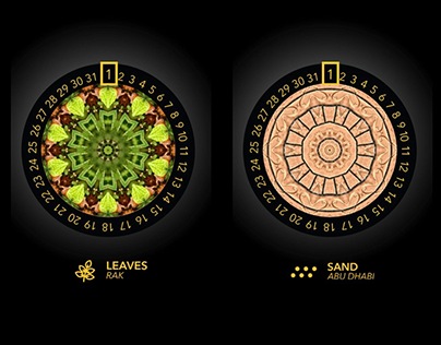 National Geographic AbuDhabi Calendar concept
