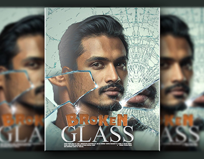 Broken Glass poster design
