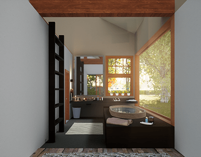 Bathroom rendering Project