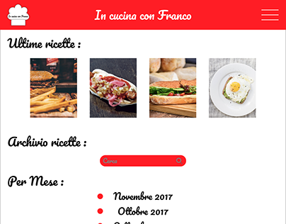In Cucina Con Franco - a recipes site