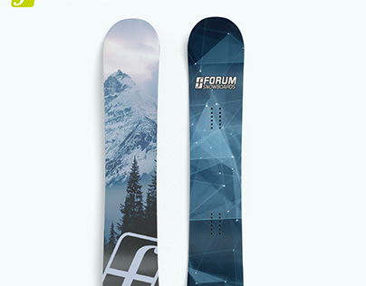 Forum Snowboard "Mountain" graphic concept