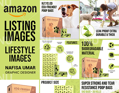 Amazon Listing Infographics || Poop Bags