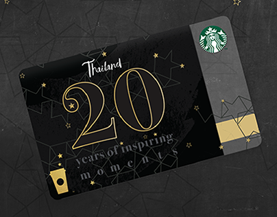 Starbucks Card 20th years of inspiring moments design 2
