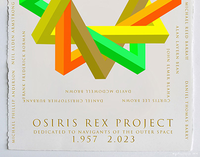 OSIRIS REX PROJECT Dedicated to navigants of the outer