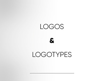 LOGOS & LOGOTYPES 2013 - 2018