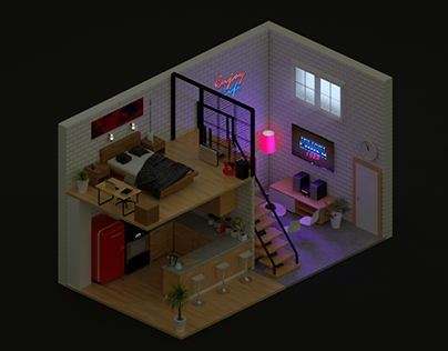 Stay Home - Isometric