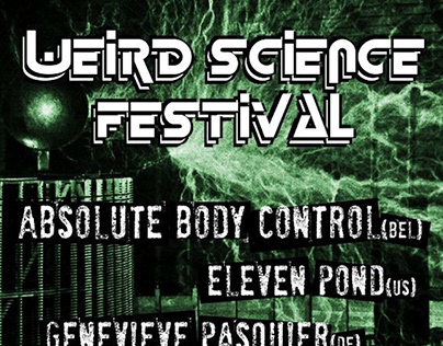 Weird Science Festival 2022 poster