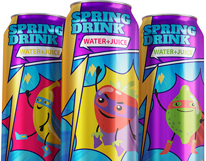 Sping Drink | Packaging Design