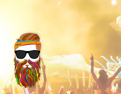 'Beardy Dude' Nor Lye Festival Brand Design