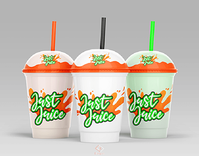 Juice and Shakes Cafe Logo Design