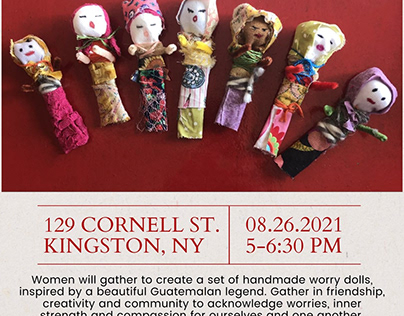 Worry Doll Art Workshop Flyer
