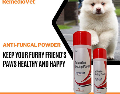 Turbovet: Soothing Anti-Fungal Powder for Dogs