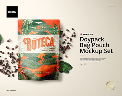 Doypack Bag Pouch Mockup Set