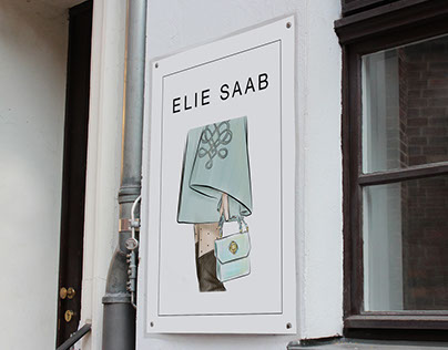 Elie Saab Fashion Illustration