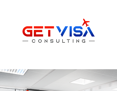 Logo for "GET VISA" consulting agency