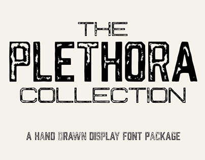 Plethora Font Collection