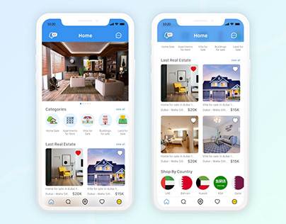 Real Estates Mobile App UI