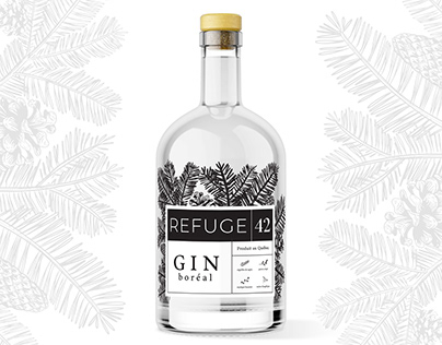 REFUGE 42 Gin Packaging & Branding