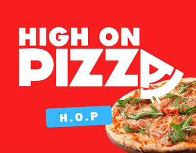 Brand Design | High On Pizza (H.O.P)